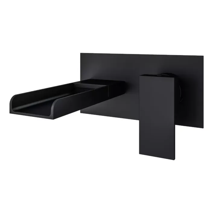 Eastbrook Chetwode Wall Mounted Bath Filler Tap Black