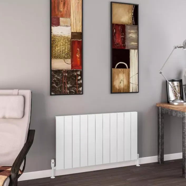 Eastbrook Charlton 600 x 1040 Aluminium Radiator Matt White