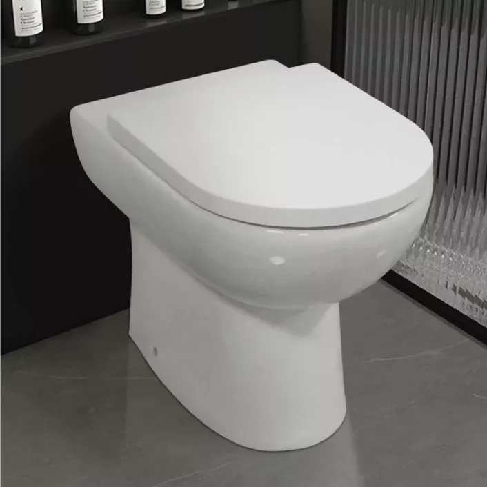 Eastbrook Osterley Comfort Height Back To Wall Eco Vortex WC Pan with Fixings - White