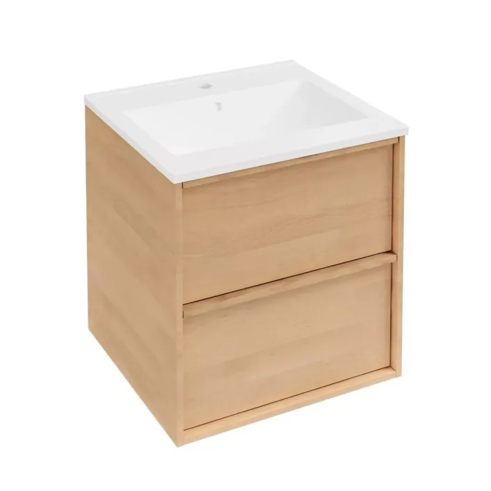 Eastbrook Ravensbourne 500 Wall Hung Drawer Unit Natural Oak