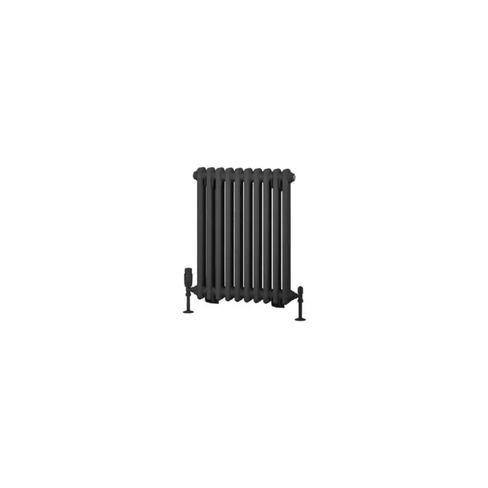 Eastbrook Rivassa 2 Column Radiator 600 x 473mm Matt Anthracite