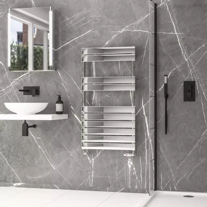 Eastbrook Addington II Towel Rail 1110 x 600 Type10 Chrome