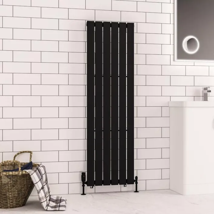 Eastbrook Warrington 1500 x 452 Radiator Type10 Matt Black