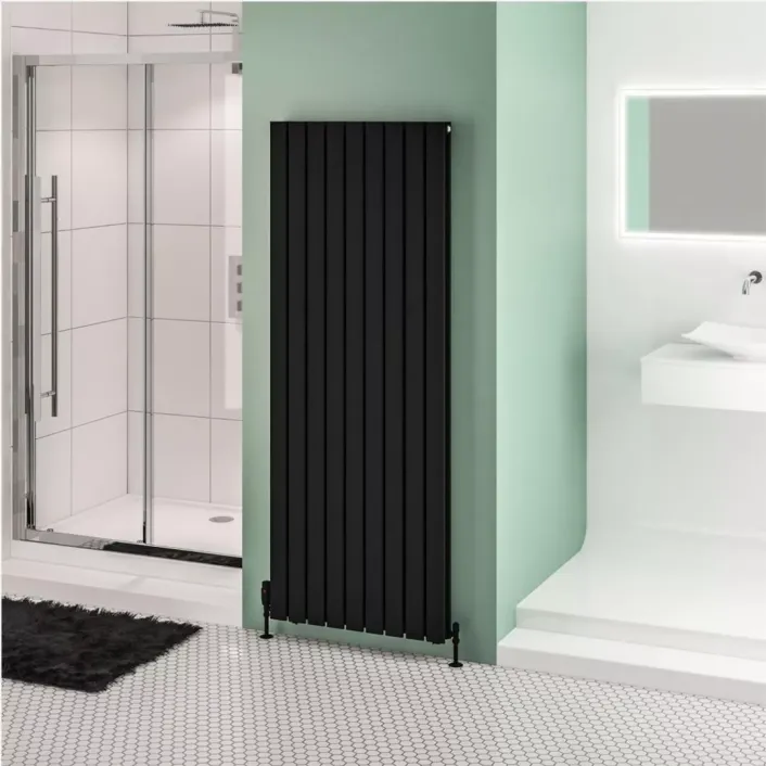 Eastbrook Warrington 1800 x 684 Radiator Type20 Matt Black
