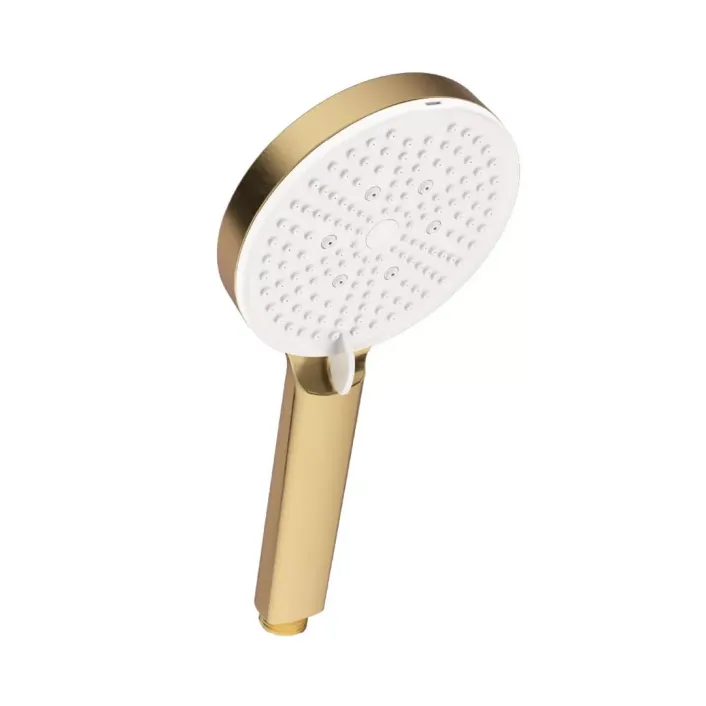 Eastbrook Round 4 Function Shower Handset - Brushed Brass