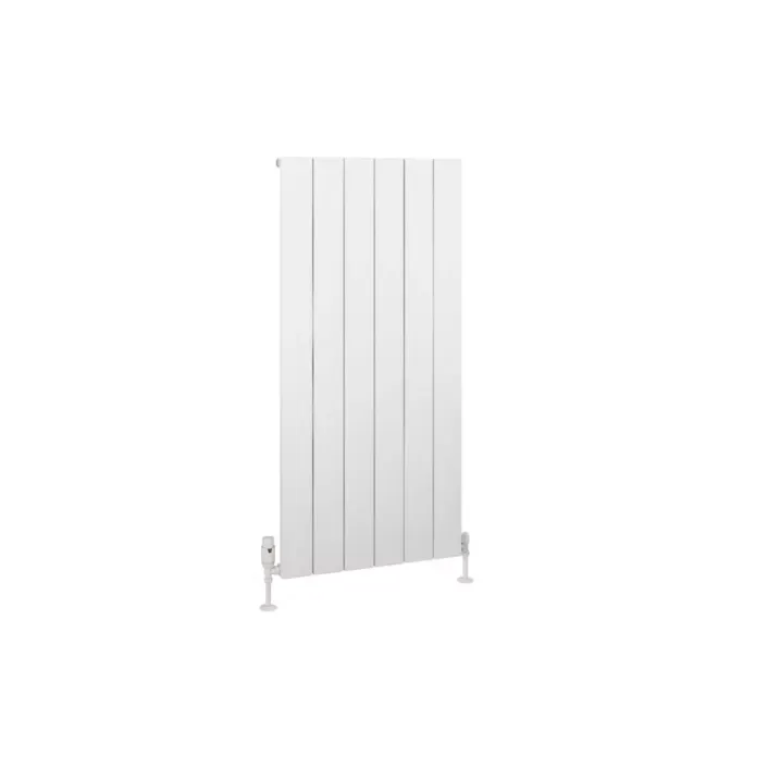Eastbrook Charlton 1200 x 565 Aluminium Radiator Matt White