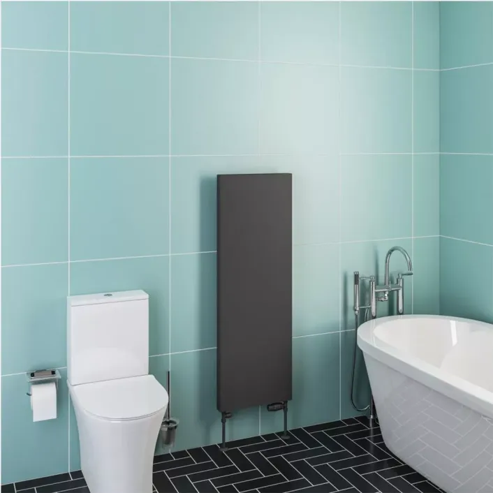 Eastbrook Wingrave 1200 x 410 Flat Panel Radiator Matt Anthracite