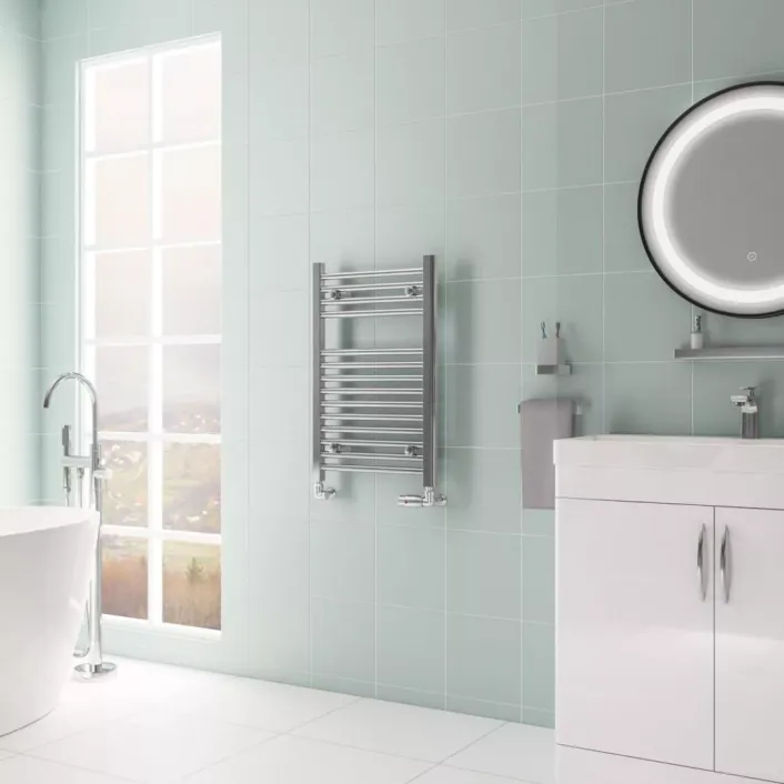 Eastbrook Biava Multirail HV Straight 688 x 450mm Chrome