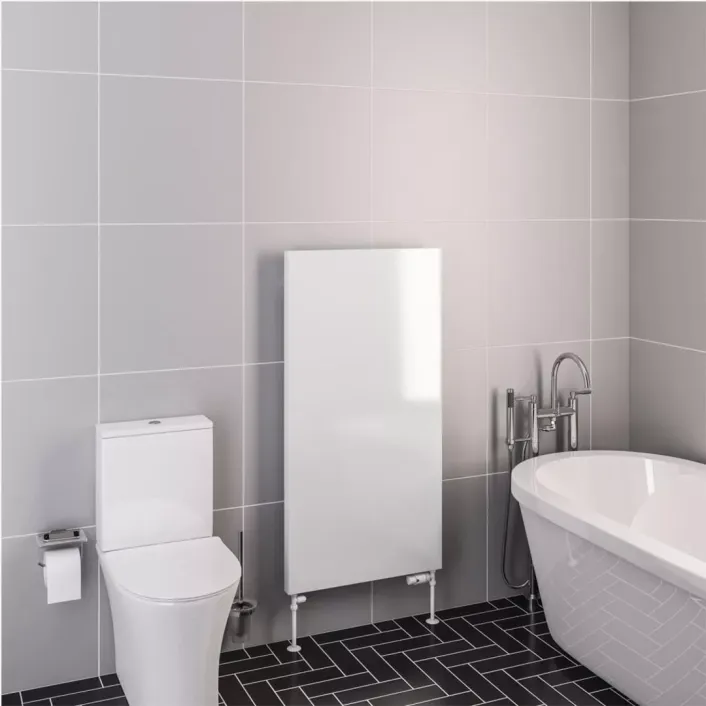 Eastbrook Wingrave 1200 x 610 Flat Panel Radiator Gloss White