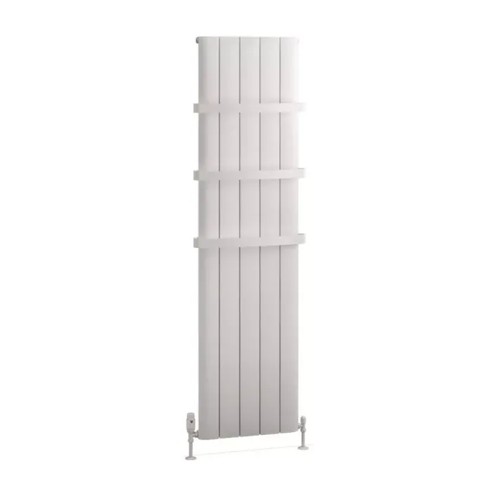 Eastbrook Withington 1800 x 470 Aluminium Radiator Matt White