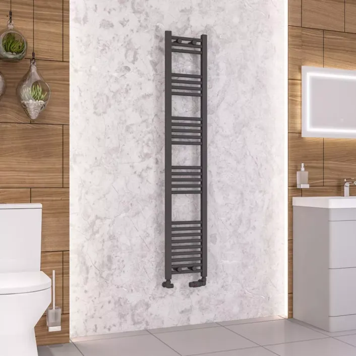 Eastbrook Wendover Straight Multirail 1600 x 300 Matt Anthracite