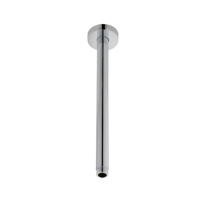 Eastbrook 200mm Ceiling Mounted Round Shower Arm - Chrome