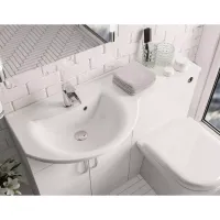 Eastbrook Lyegrove Slimline LH 110 Cast Top - White