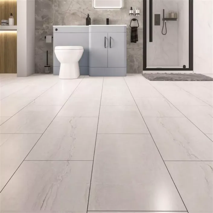 Eastbrook SPC Flooring Tile Collection 606 x 303 Light Stone