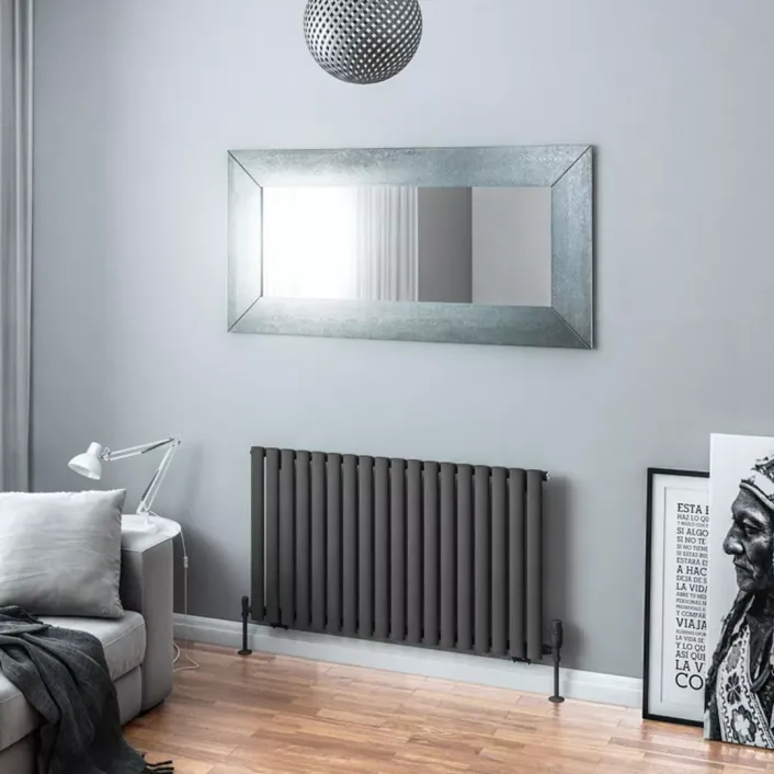 Eastbrook Tunstall 600 x 1061 Radiator Matt Anthracite