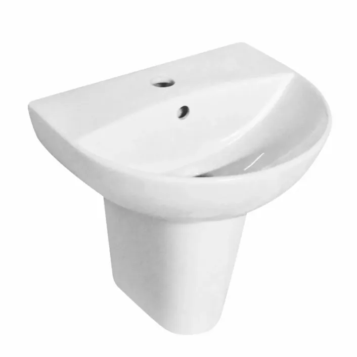 Eastbrook Osterley 45cm x 36cm 1 Tap Hole Ceramic Basin Only - White