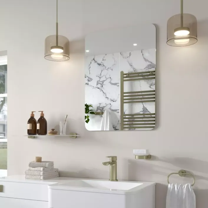 Eastbrook Verzino 800x600mm Square Plain Mirror