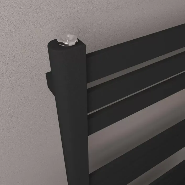 Eastbrook Defford 1800 x 500mm Towel Rail Matt Black