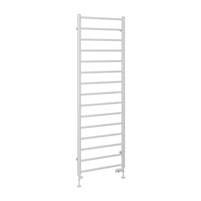 Eastbrook Tuscan Round 1800 x 600 Towel Rail Gloss White