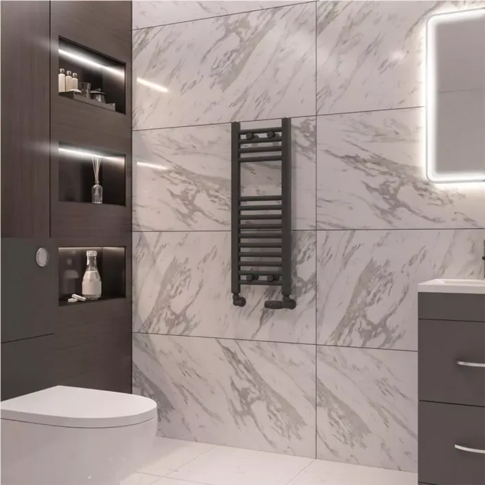 Eastbrook Wingrave 800 x 300 Straight Multirail Matt Anthracite