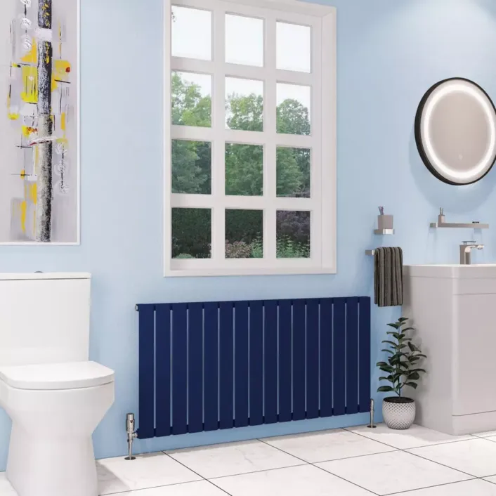 Eastbrook Deddington 600 x 1270 Radiator Matt Cobalt Blue