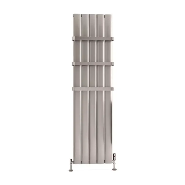 Eastbrook Malmesbury 1800 x 470 Aluminium Radiator Silver Effect