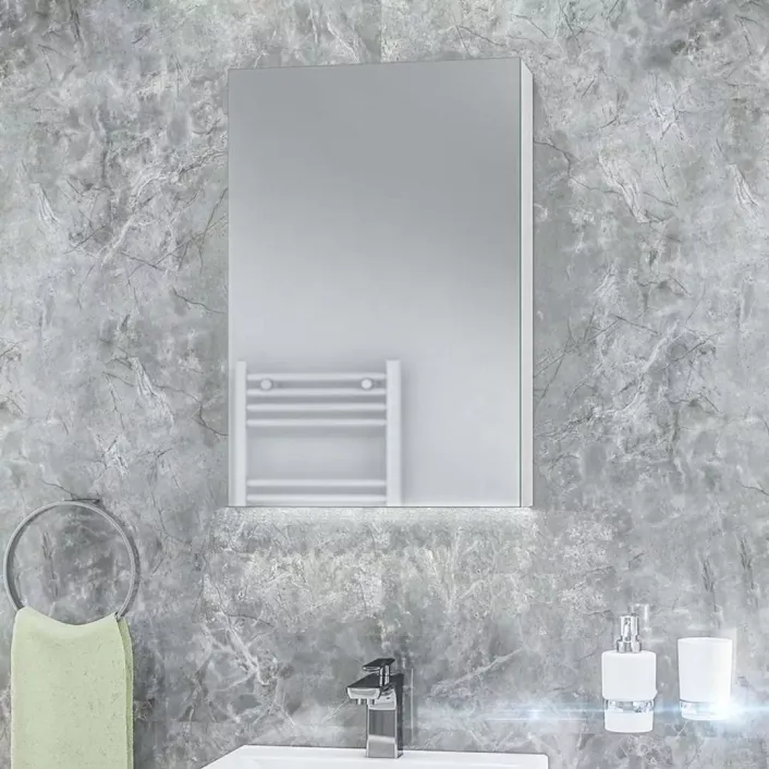 Eastbrook Ravini 500 x 700 x 120 1 Door Mirror Cabinet