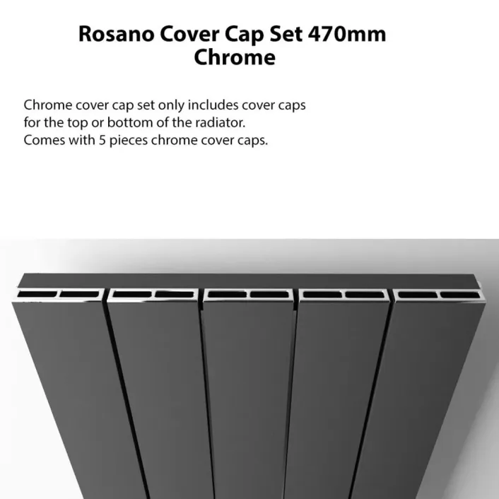 Eastbrook Rosano Cover Cap Set 470mm. Chrome