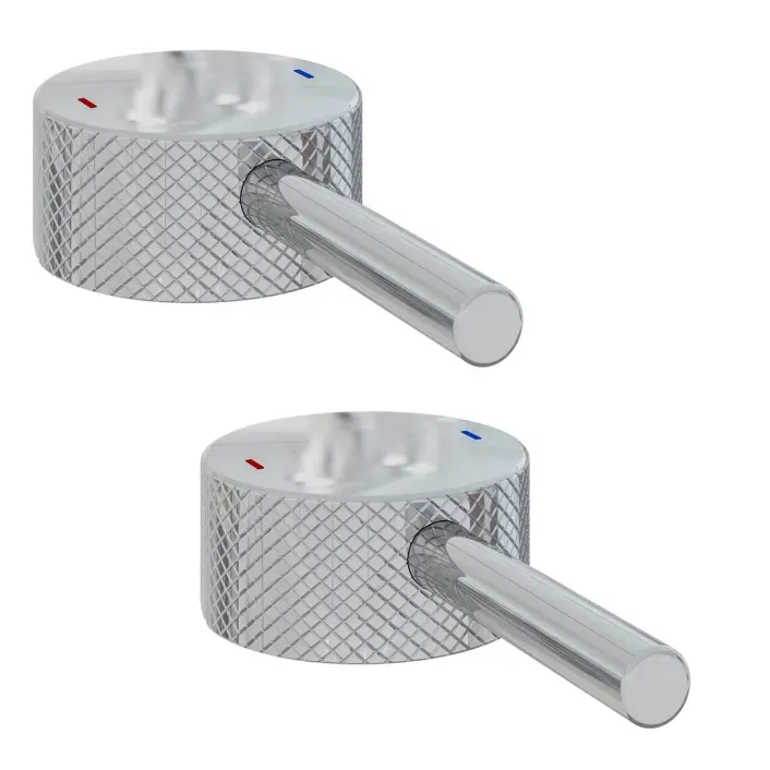 Eastbrook (Single) Meriden Full Knurling Tap Handle for Freestanding Bath Tap Chrome