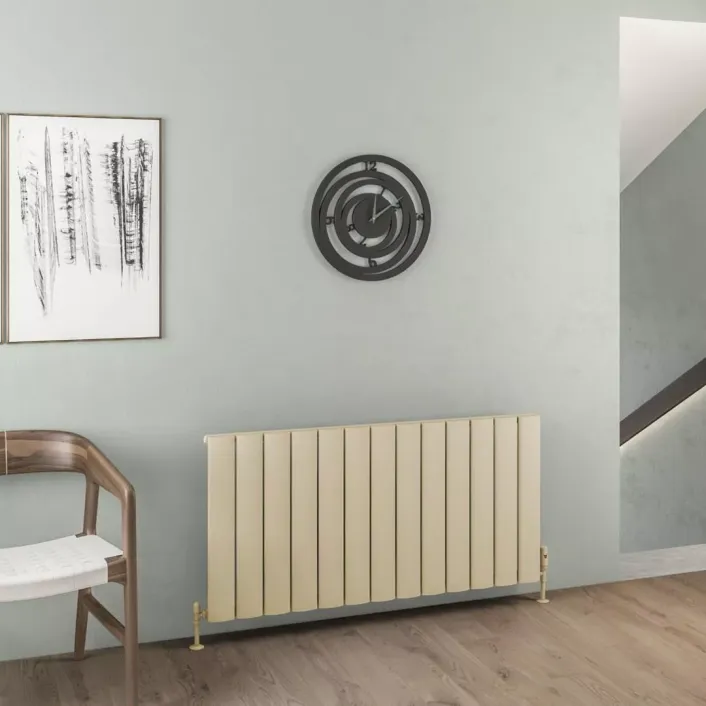 Eastbrook Malmesbury 600 x 1230 Aluminium Radiator Matt Cappuccino