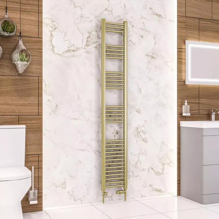 Eastbrook Wendover Straight Multirail 1800 x 300 Brushed Brass