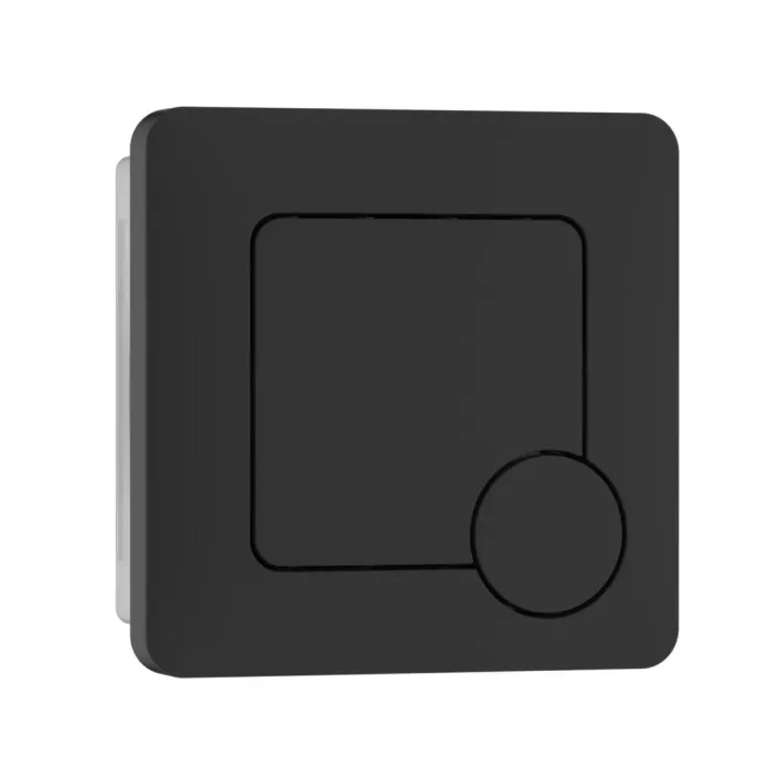Eastbrook Square Flush Button Matt Black