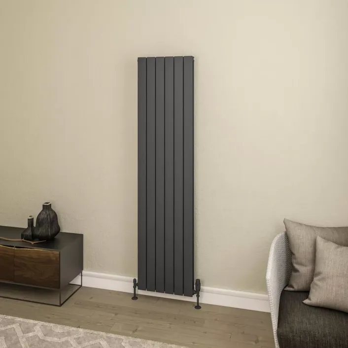 Eastbrook Addington II Radiator 1800 x 448 Type20 Matt Anthracite