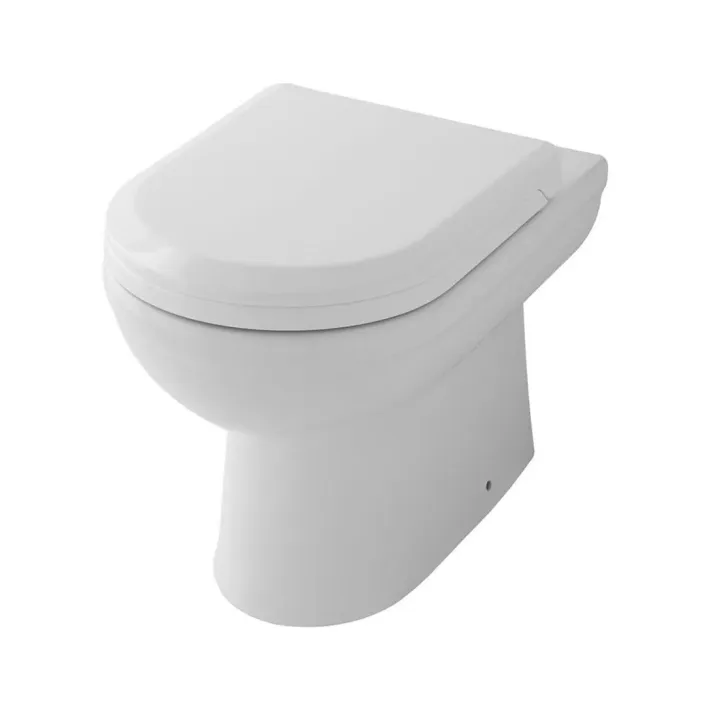 Eastbrook Dura WC Pan with Fixings - White