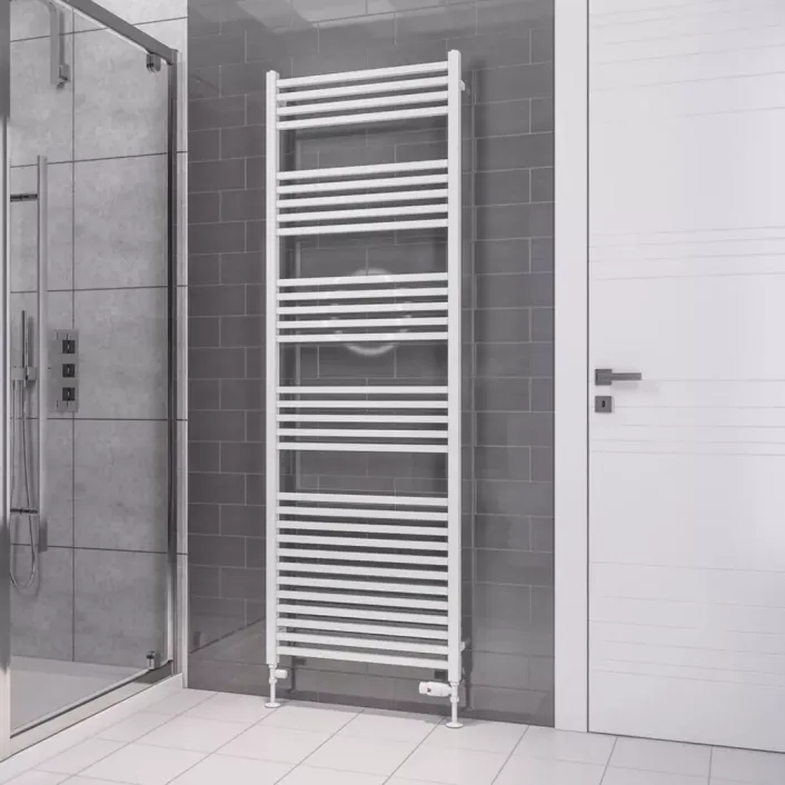 Eastbrook Tuscan Square Multirail 1800 x 600 Gloss White