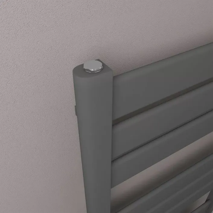 Eastbrook Santero 800 x 500mm Towel Rail Matt Anthracite