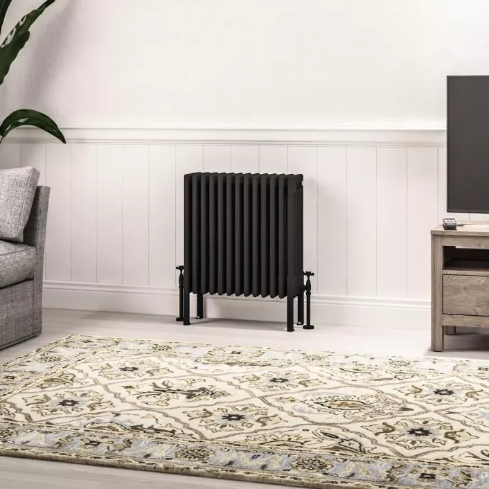 Eastbrook Imperia 6 Column Radiator 600 x 605mm Matt Black