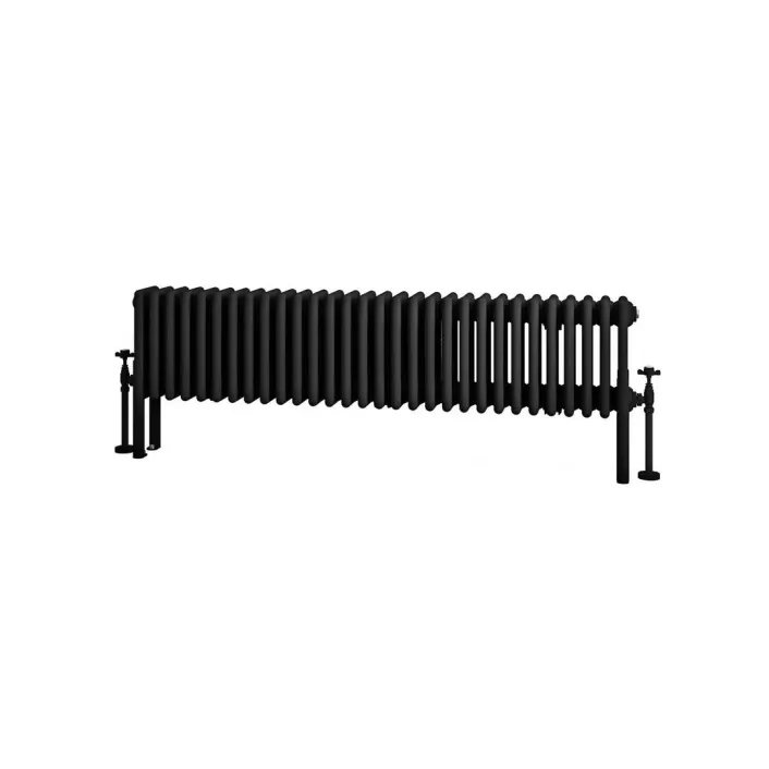 Eastbrook Imperia 4 Column Radiator 300 x 1370mm Matt Black