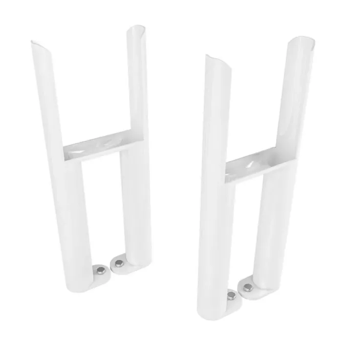 Eastbrook Imperia 3 Column Radiator Feet (Pair) Gloss White