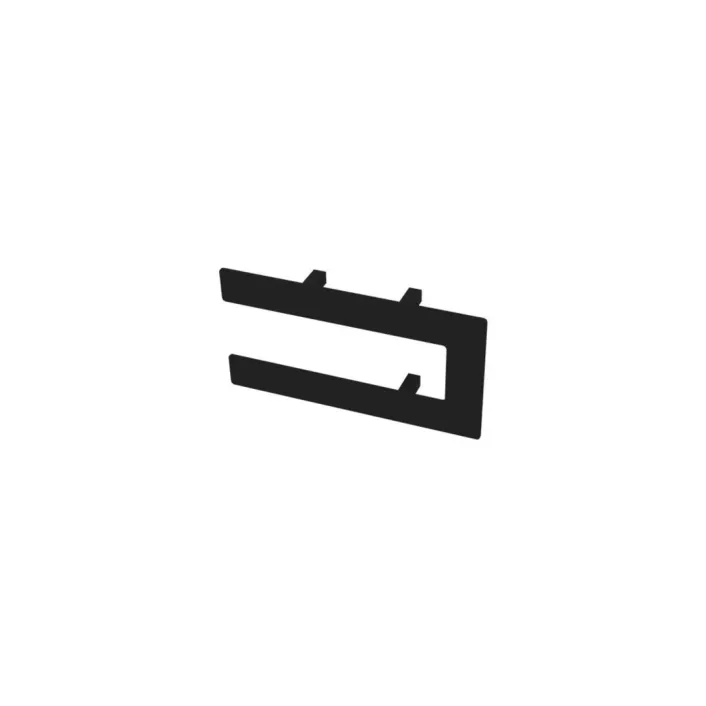 Eastbrook Addington Double Flat Style Towel Hanger 292mm Matt Black