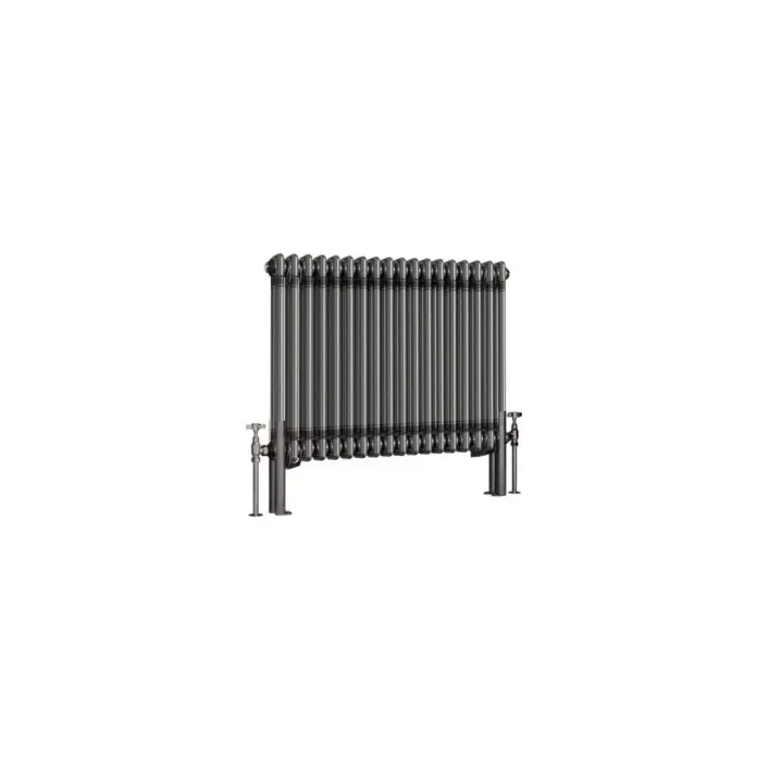Eastbrook Imperia 2 Column Radiator 600 x 830mm Bare Metal