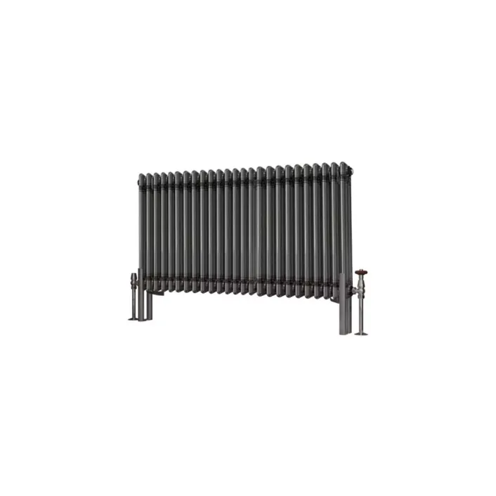 Eastbrook Imperia 3 Column Radiator 600 x 1145mm Bare Metal