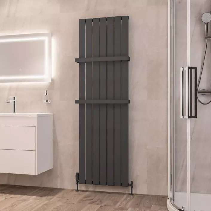 Eastbrook Deddington 1800 x 550 Radiator Matt Anthracite