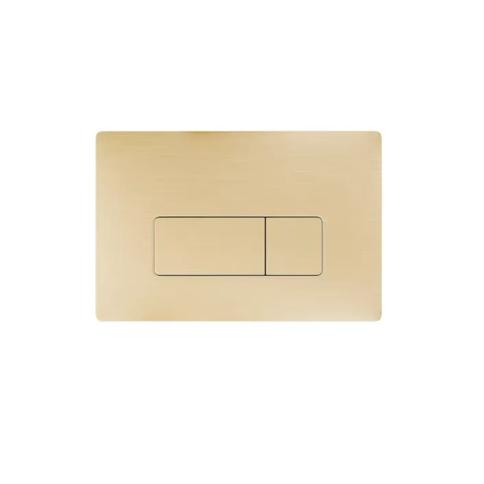 Eastbrook Pneumatic Push Plate / Flush Plate - Brushed Brass