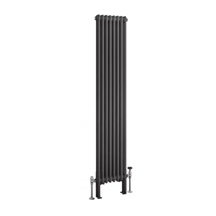 Eastbrook Imperia 2 Column Radiator 1800 x 380mm Matt Anthracite