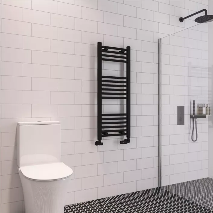 Eastbrook Wingrave 1000 x 400 Straight Multirail Matt Black