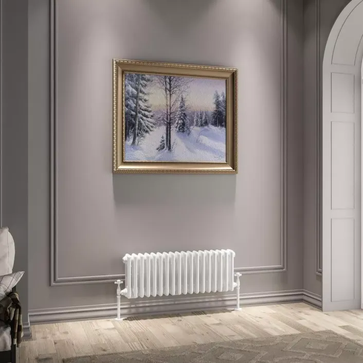 Eastbrook Imperia 3 Column Radiator 300 x 830mm Gloss White