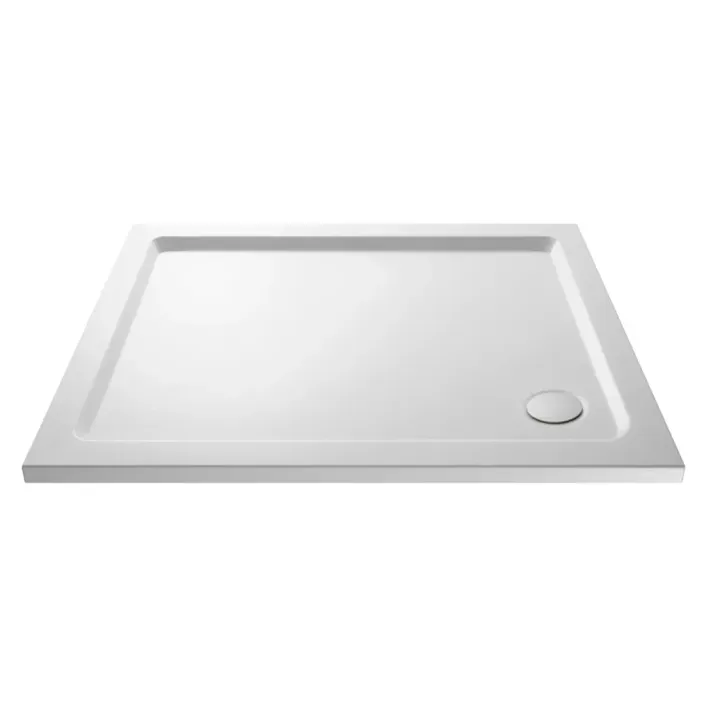 Eastbrook Vantage Plan B 1000mm x 760mm Rectangular Shower Tray - White