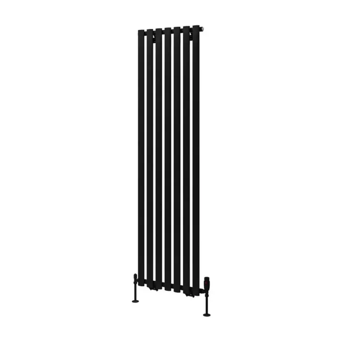 Eastbrook Tunstall 1800 x 490 Radiator Matt Black