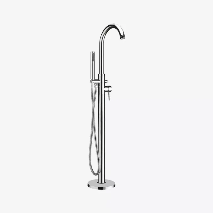 Eastbrook Floor Standing Manual Mono Bath Shower Mixer (BSM) Tap - Chrome